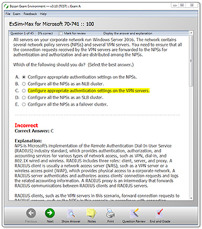 70-741 Microsoft MCSA Windows Server 2016 practice exam