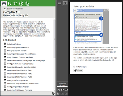 Microsoft, CompTIA, VMware Practice Labs