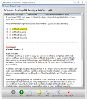 CompTIA SY0-501 Practice Exam