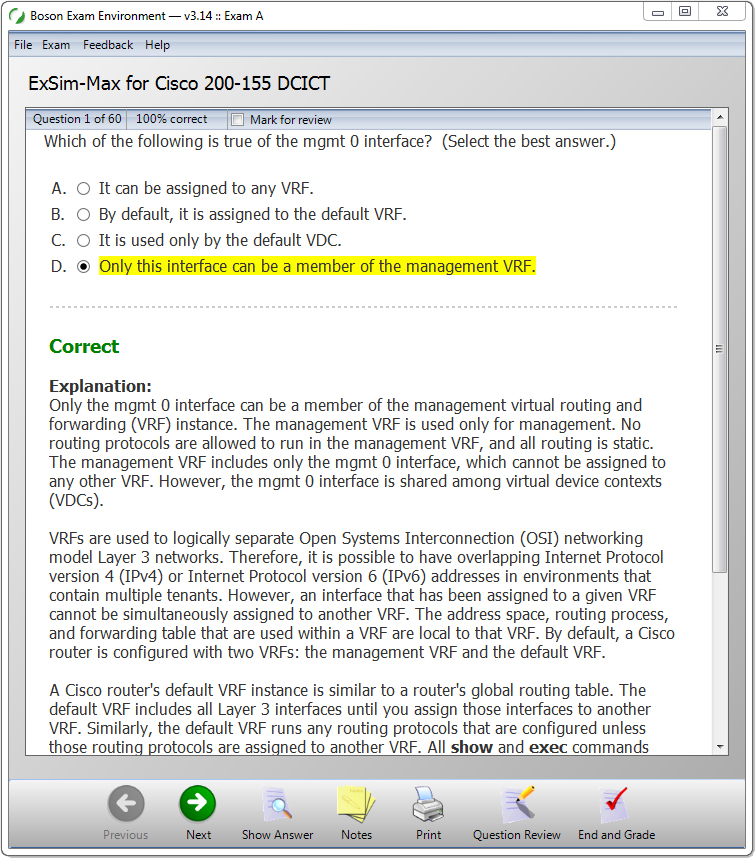 ExSim-Max for Cisco 200-155 DCICT practice exam